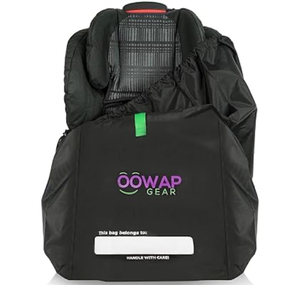 Oowap Car Seat Travel Bag Cover Protector Black - Like New